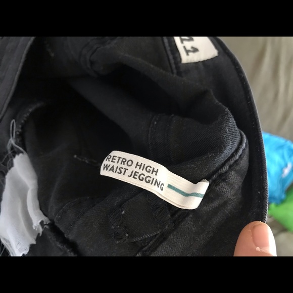 Garage high waisted black jeans - Picture 2 of 2